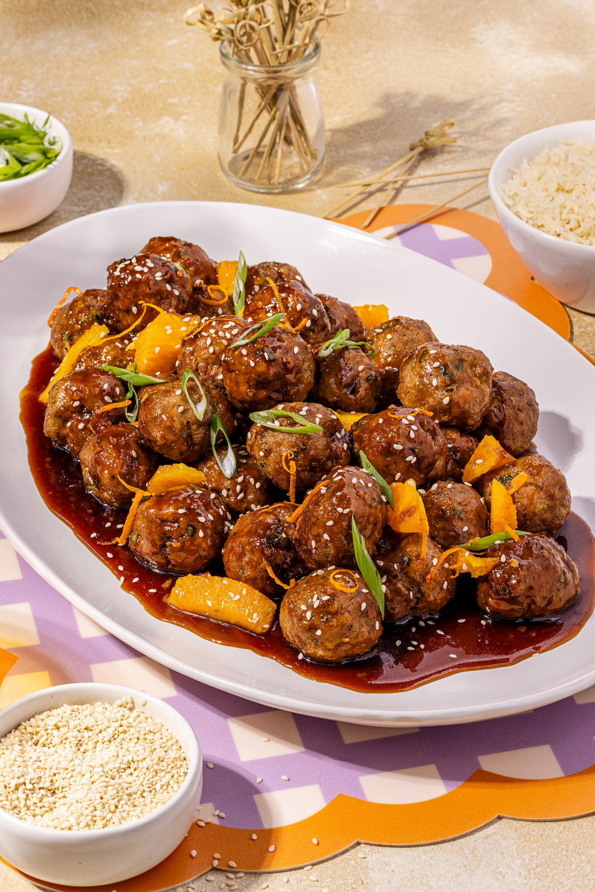 Boulettes sauce agrumes