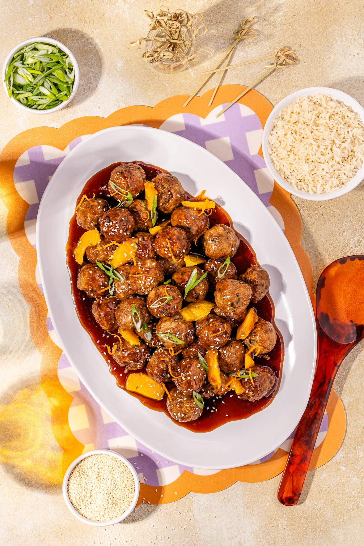 Boulettes sauce agrumes