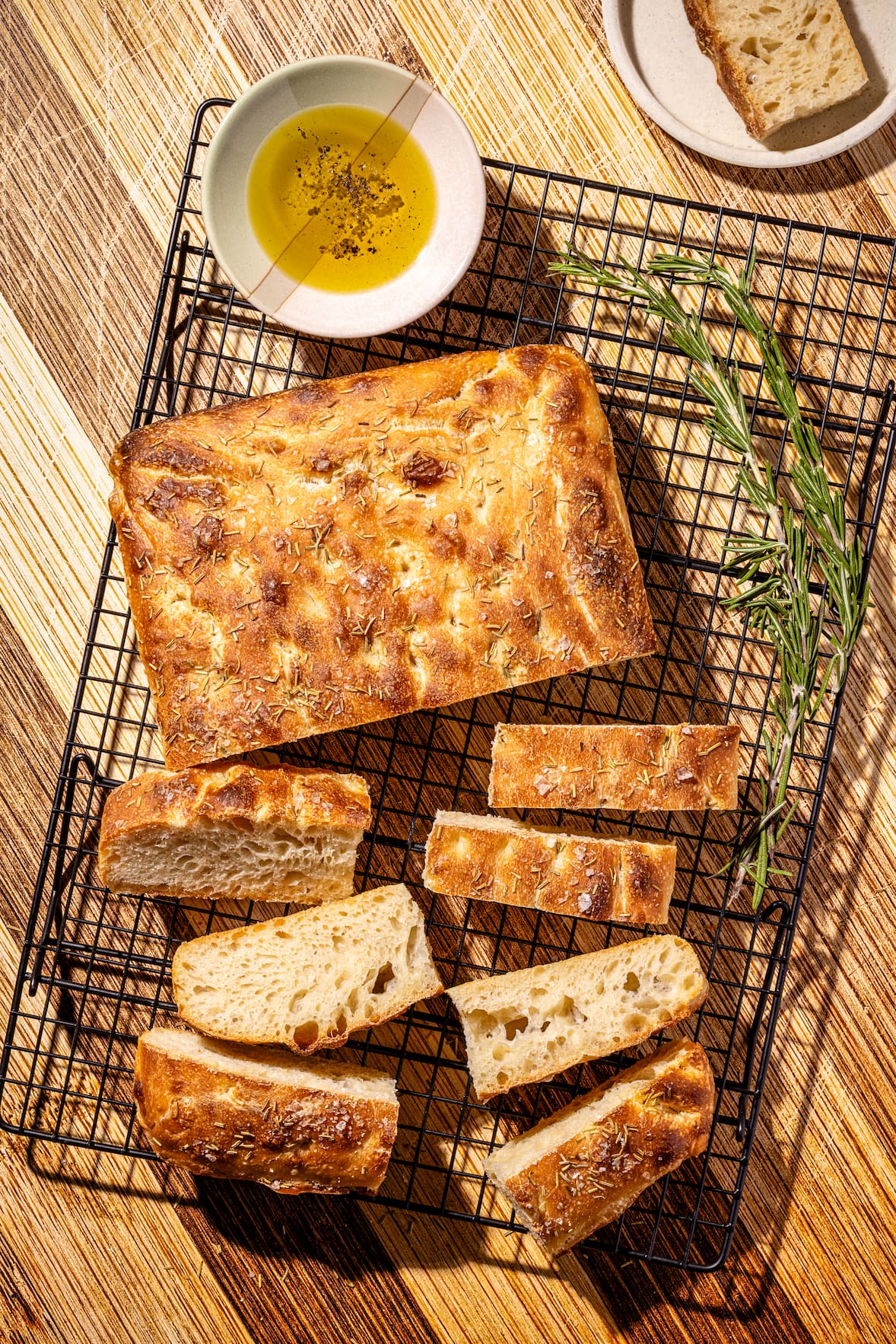Focaccia aux herbes