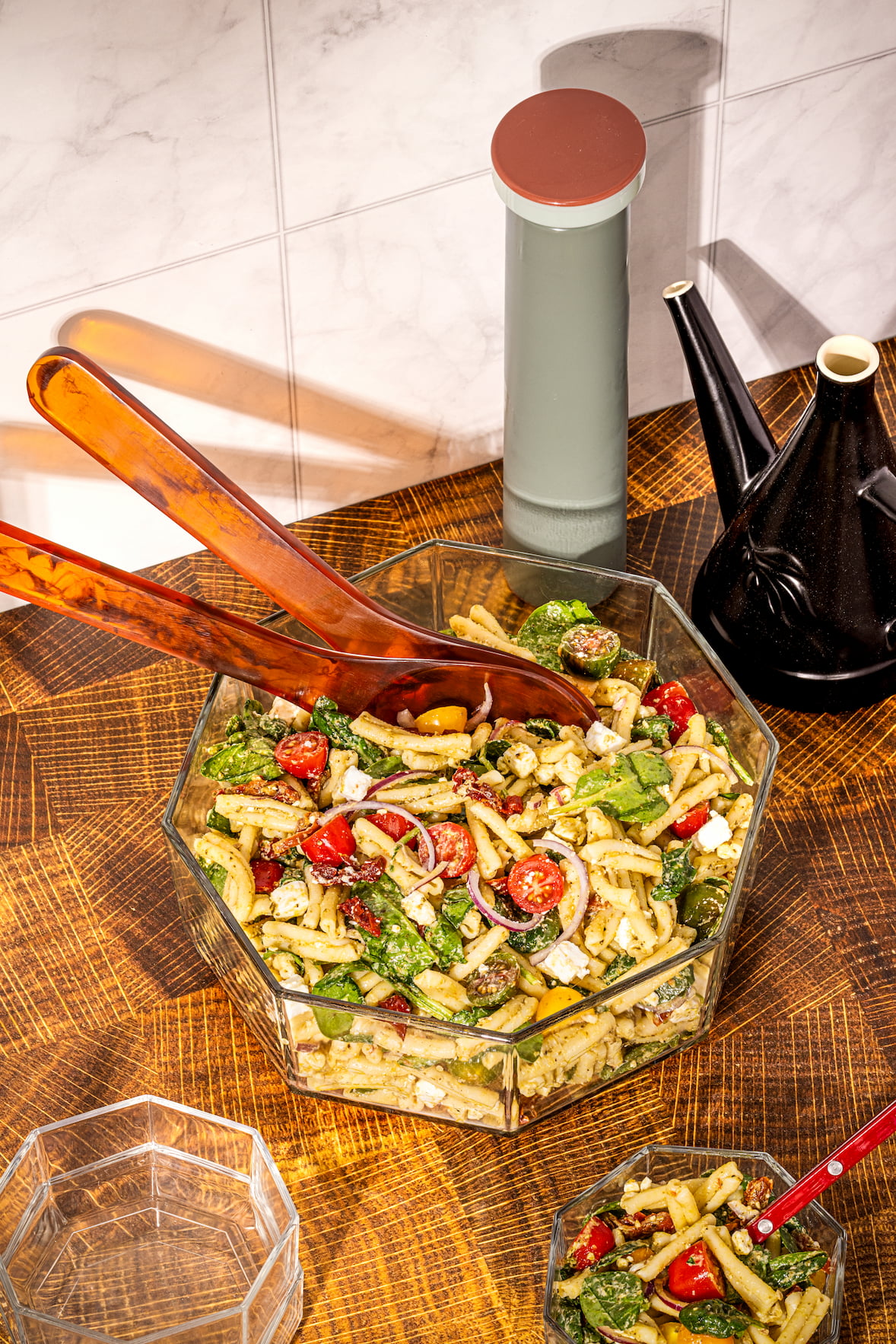 Salade de pâtes au pesto