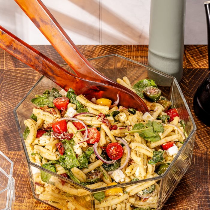 Salade de pâtes au pesto
