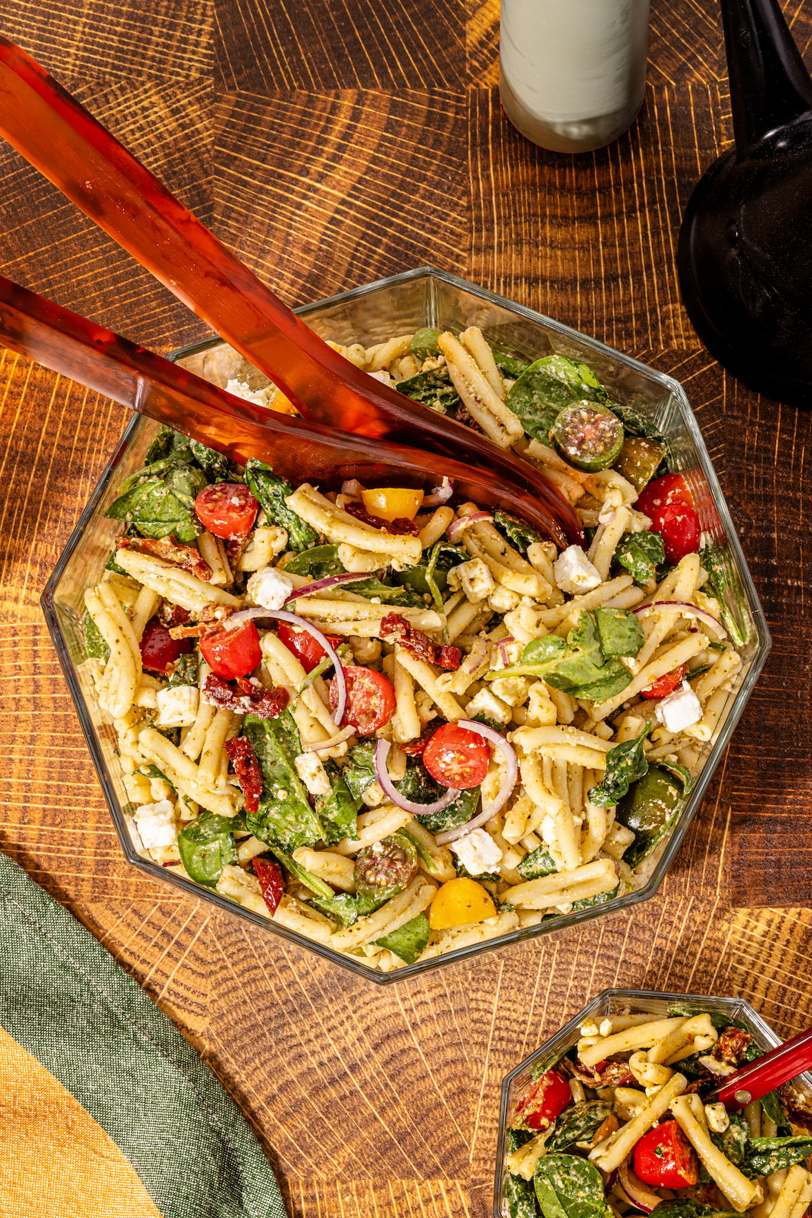 Salade de pâtes au pesto