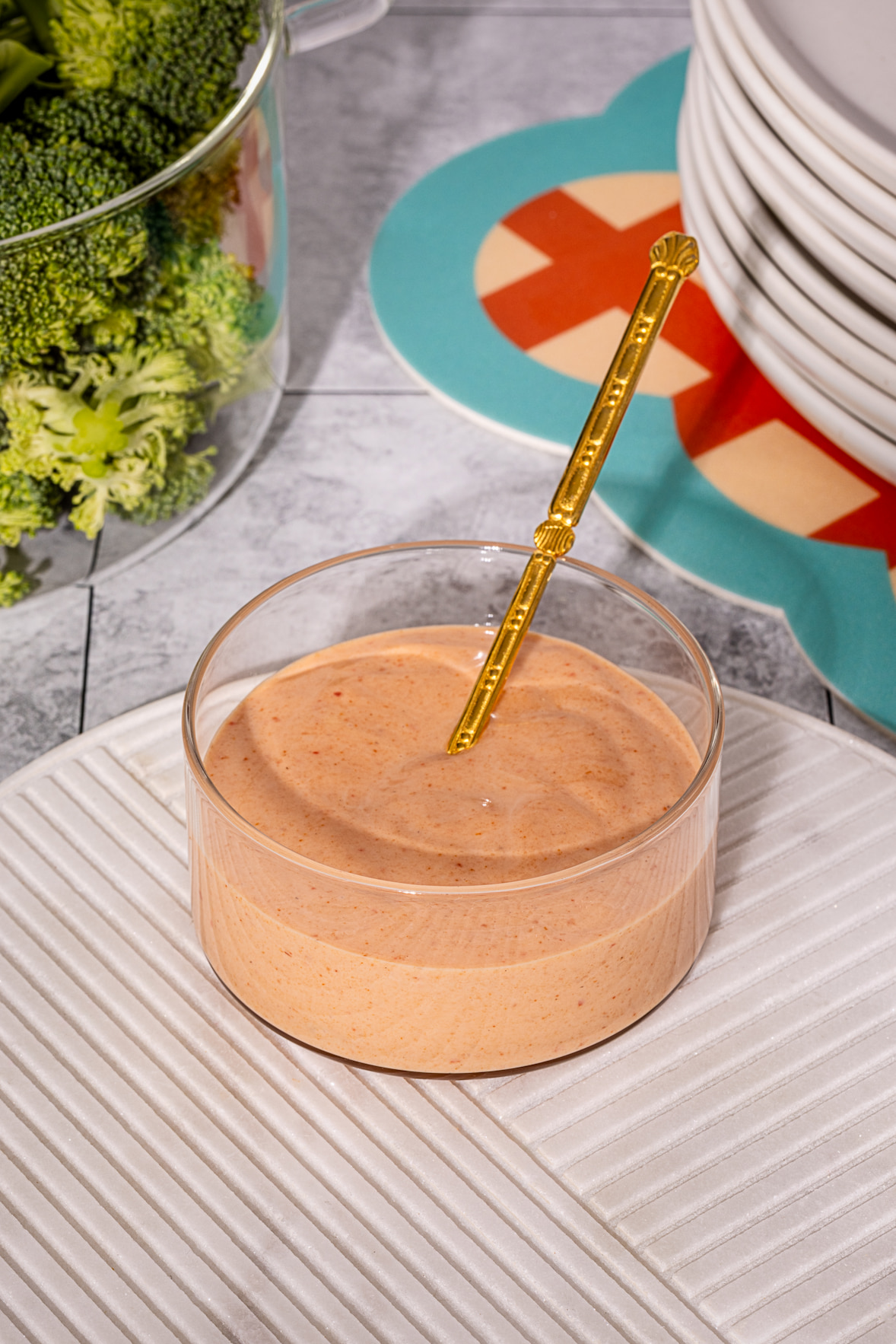 Sauce ketchup mayonnaise (ketchup-mayo) pour fondue