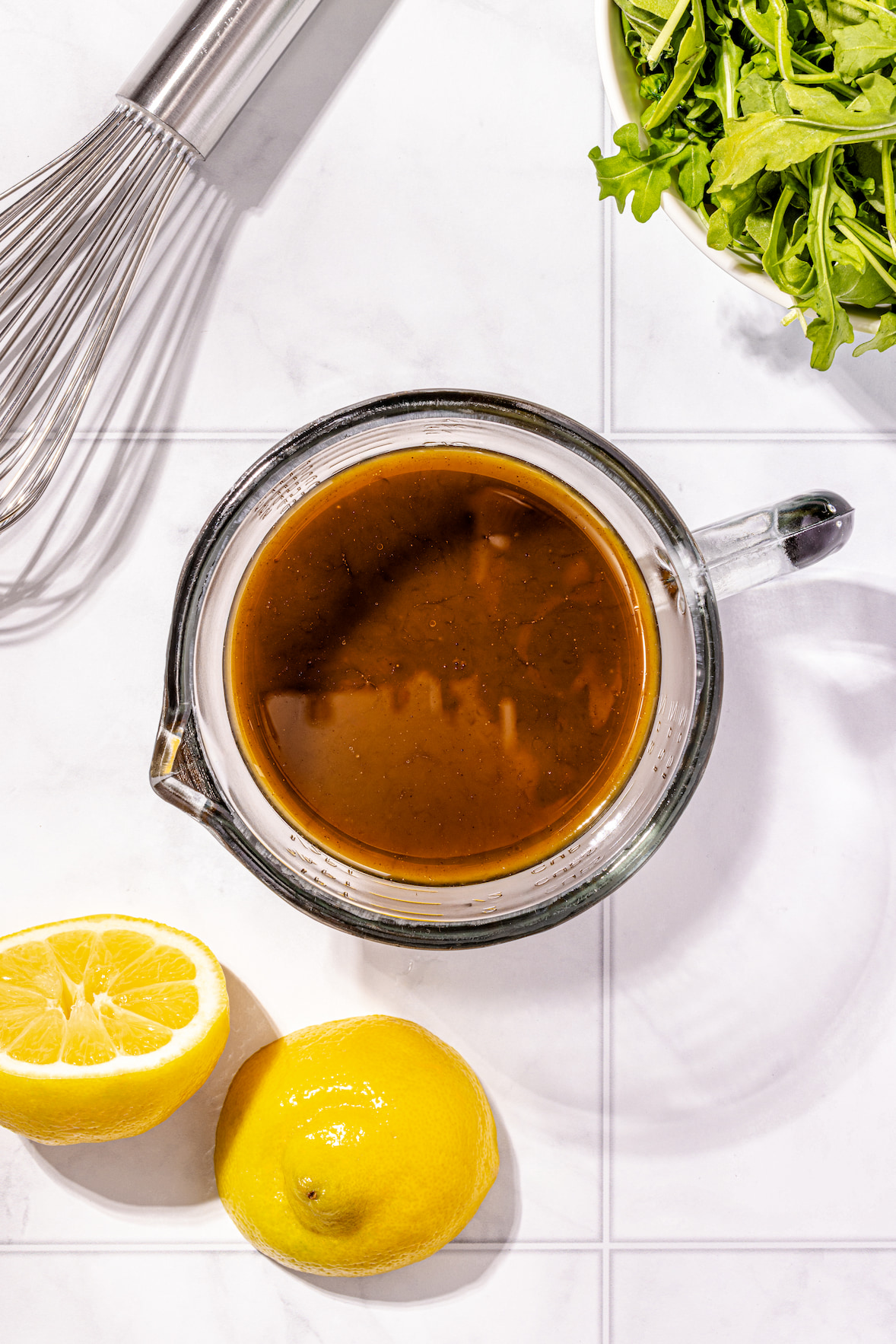 Vinaigrette pour salade de roquette