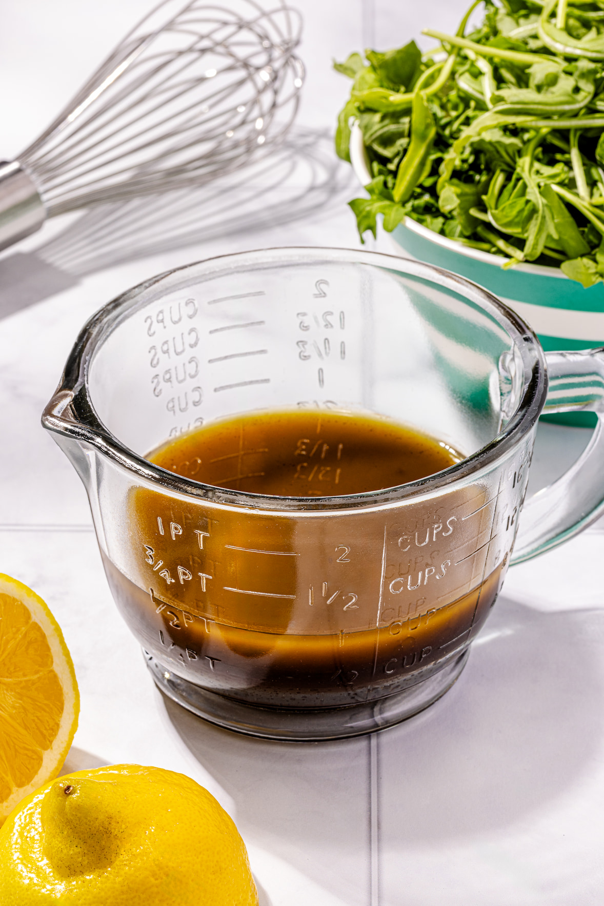 Vinaigrette pour salade de roquette