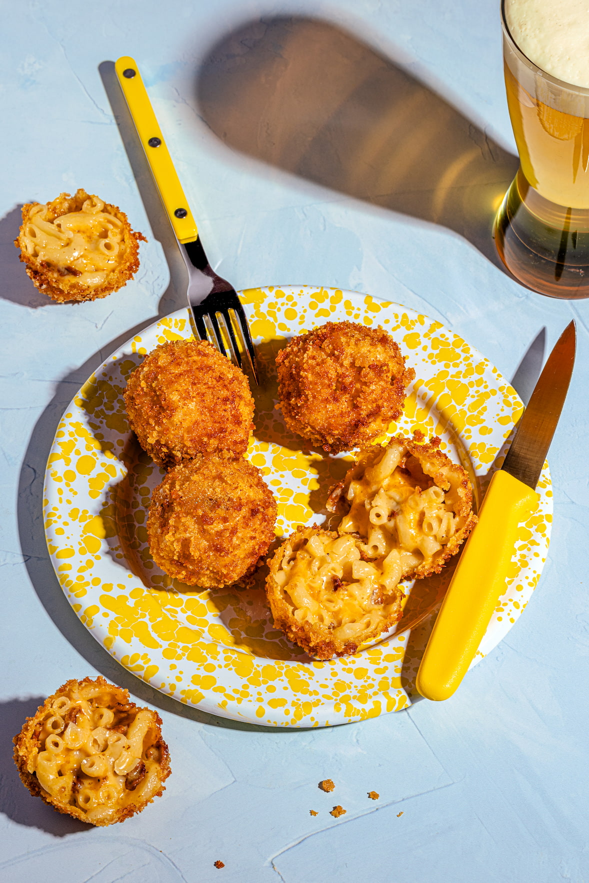 Boules de macaroni au fromage avec bacon