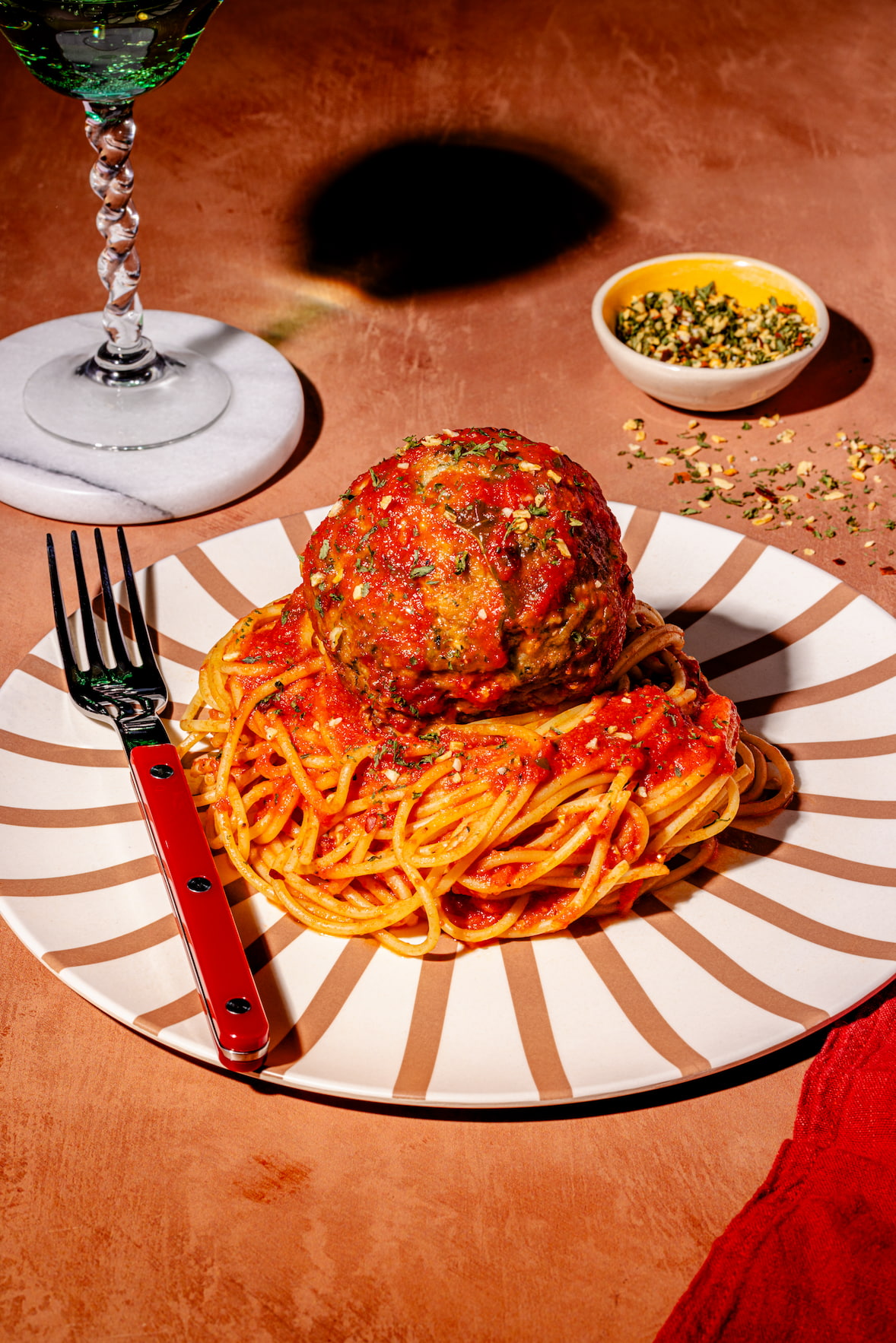 Boulettes de viande géantes pour spaghetti