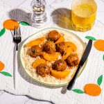 Boulettes de boeuf aux pêches à la mijoteuse