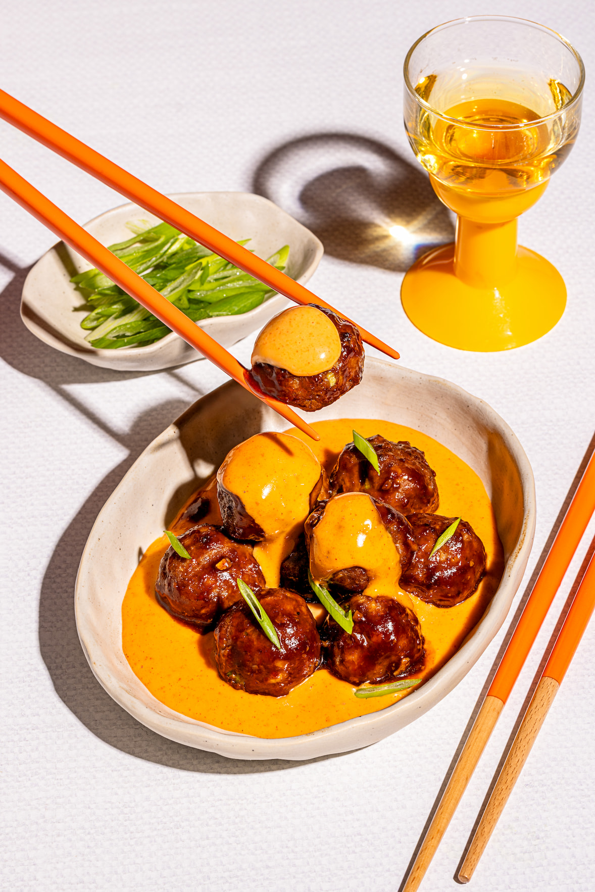 Boulettes BBQ coréennes avec mayo épicée