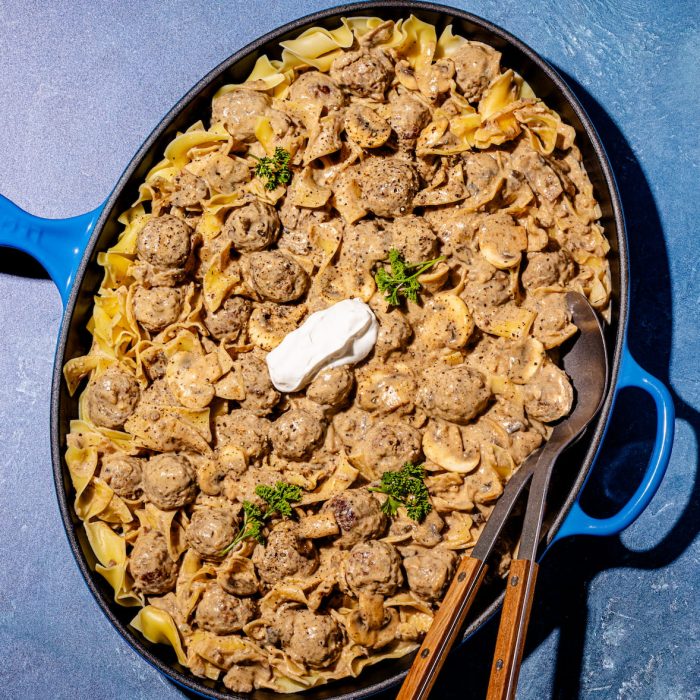 Boulettes de boeuf Stroganoff