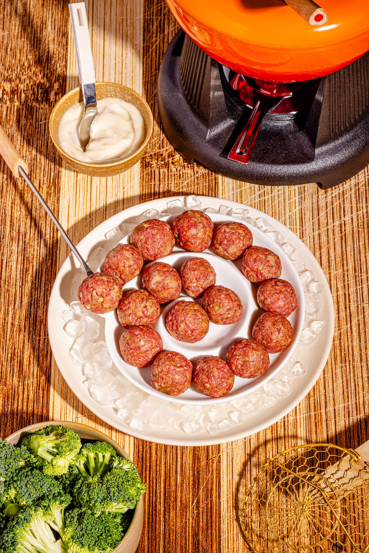 Boulettes pour fondue chinoise