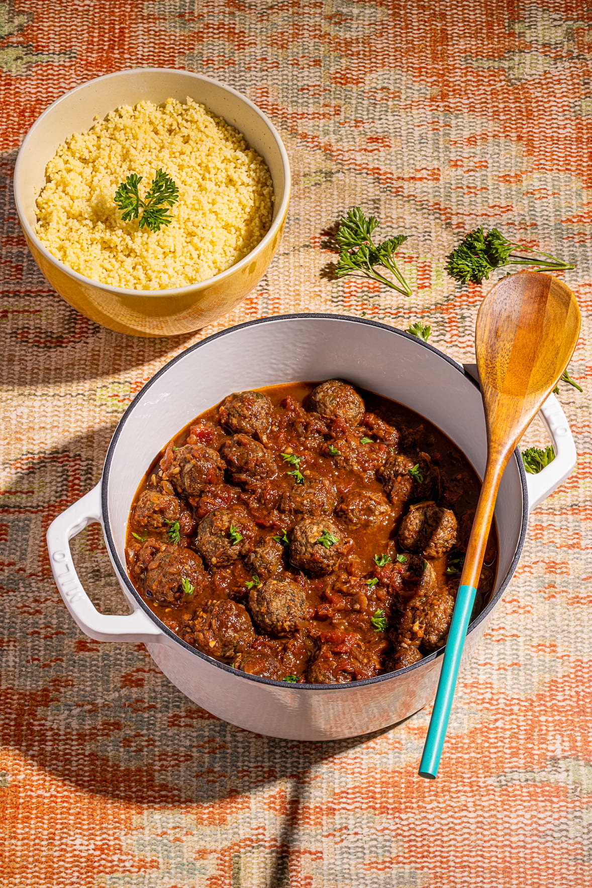 Boulettes libanaises avec sauce tomate à la cannelle
