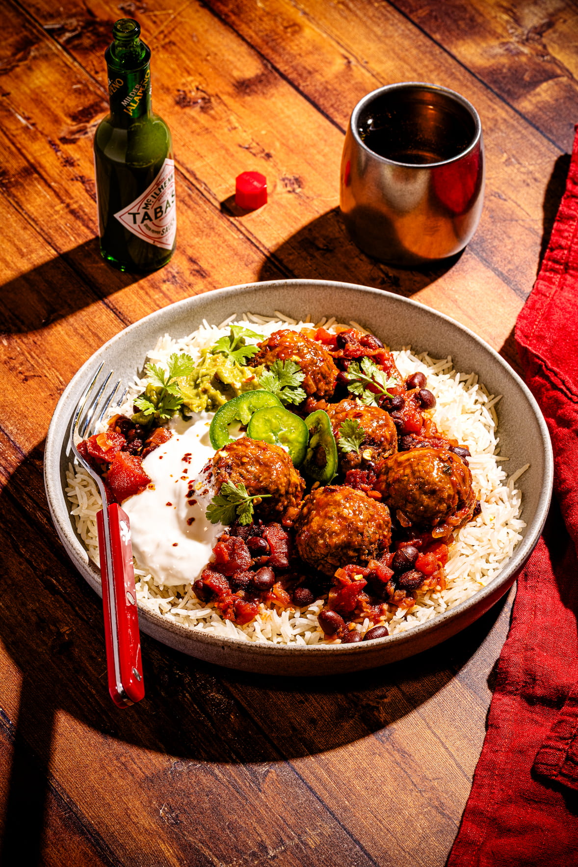 Boulettes mexicaines avec sauce épicée