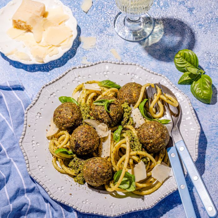Boulettes de poulet au pesto