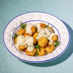 Boulettes de saumon dans la friteuse à air chaud