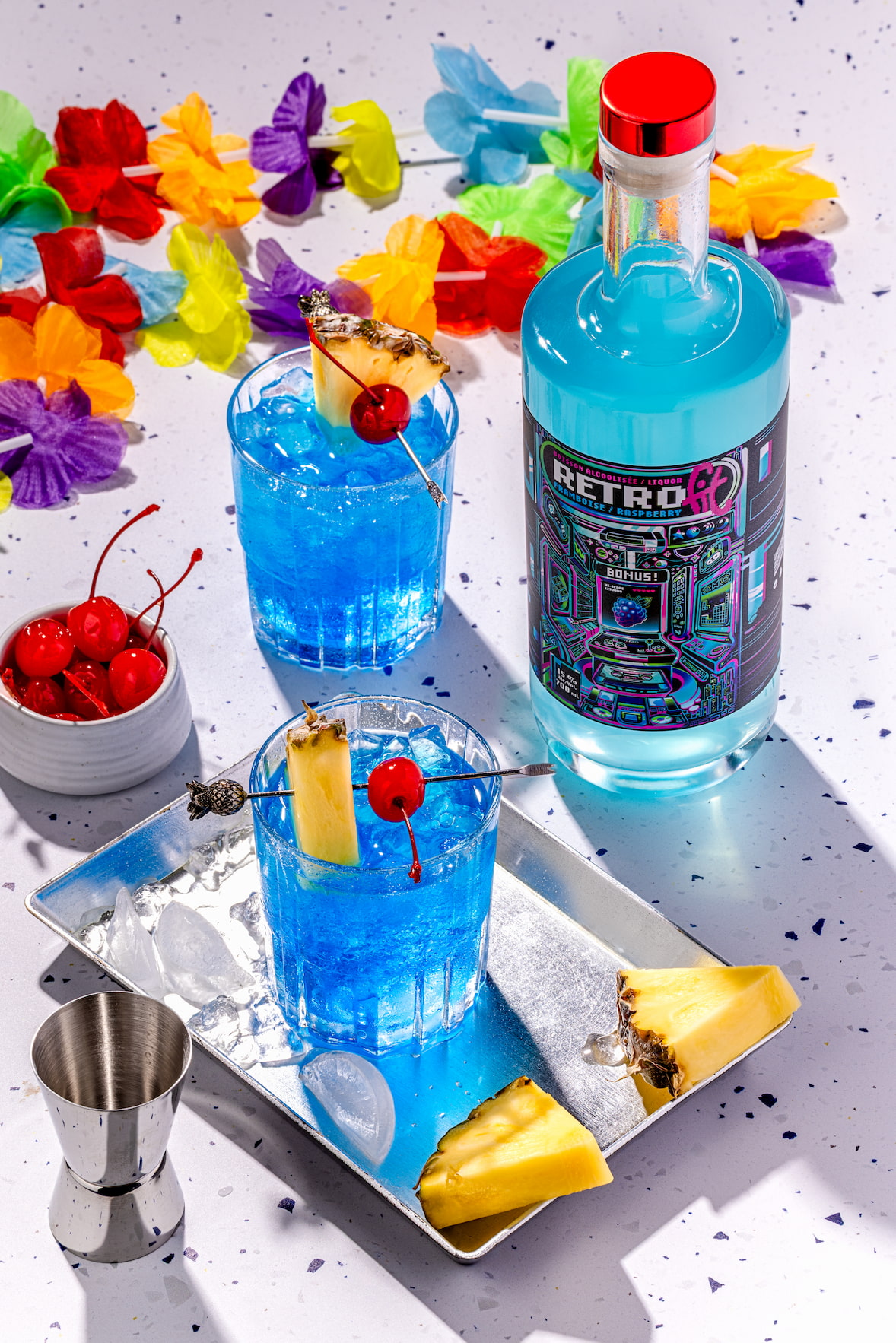 Pornstar cocktail (Sour Puss bleu)