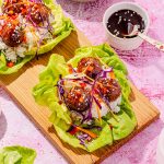 Wraps de laitue aux boulettes