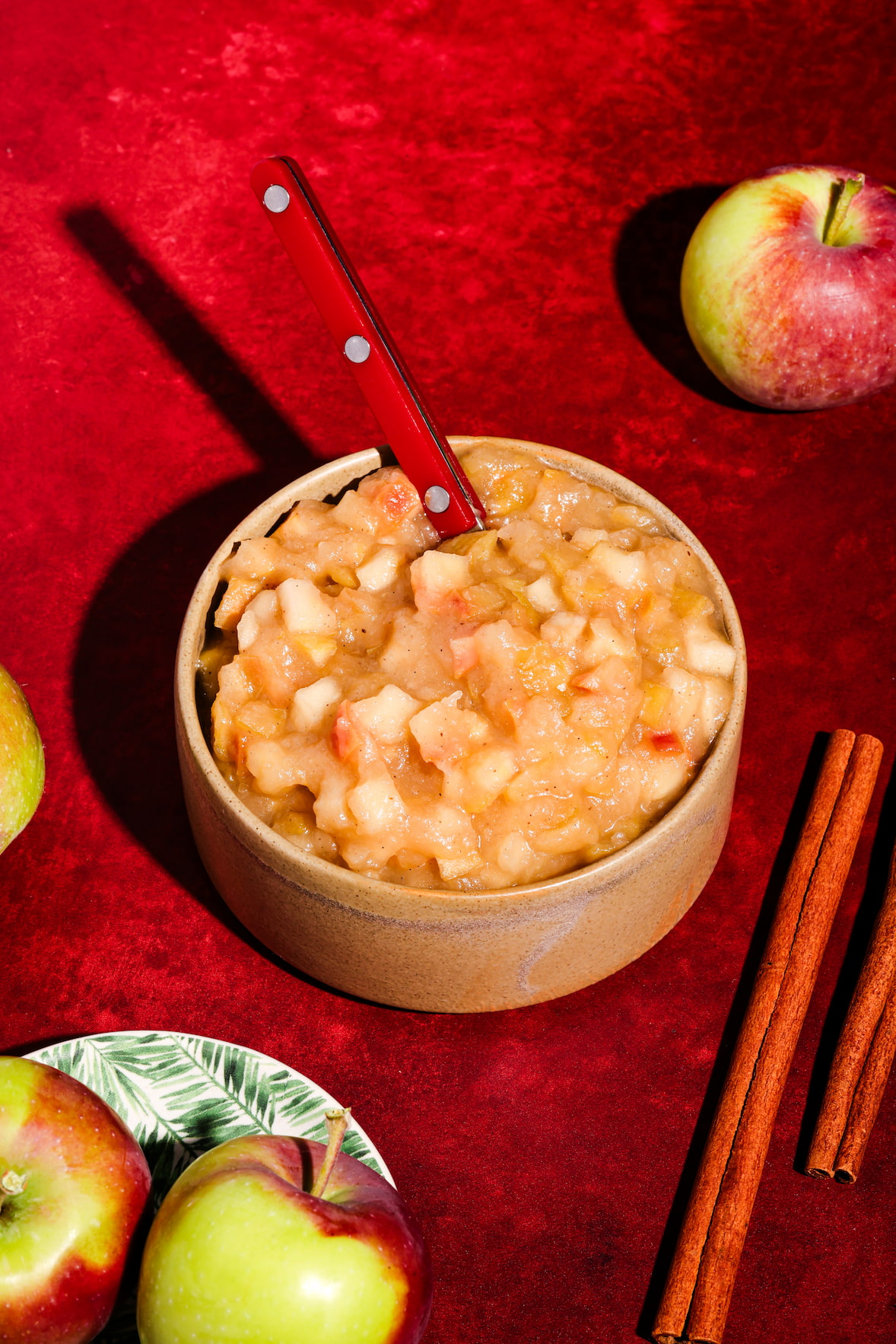 Compotée de pommes à la cannelle