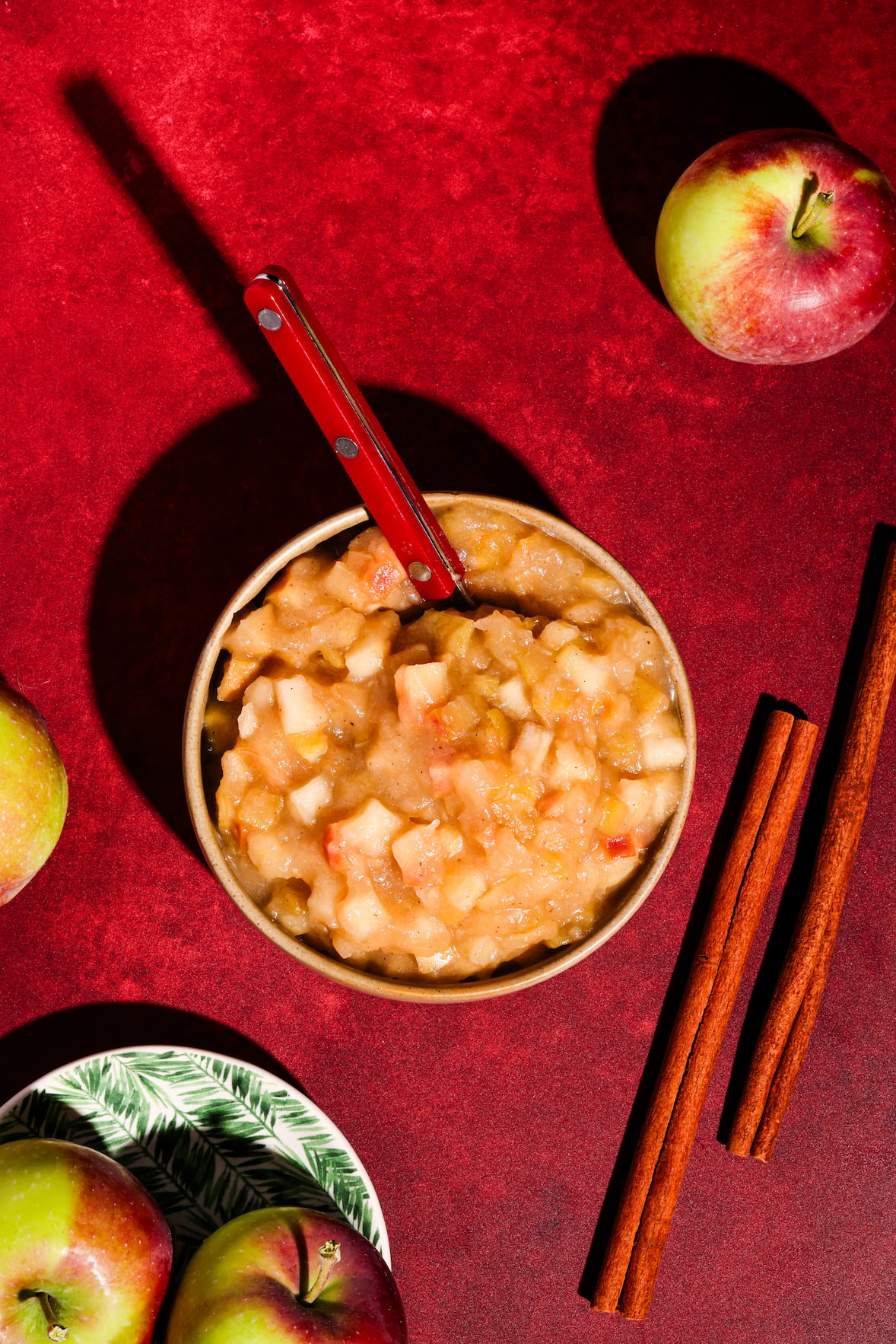 Compotée de pommes à la cannelle