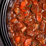 Boeuf bourguignon à la mijoteuse