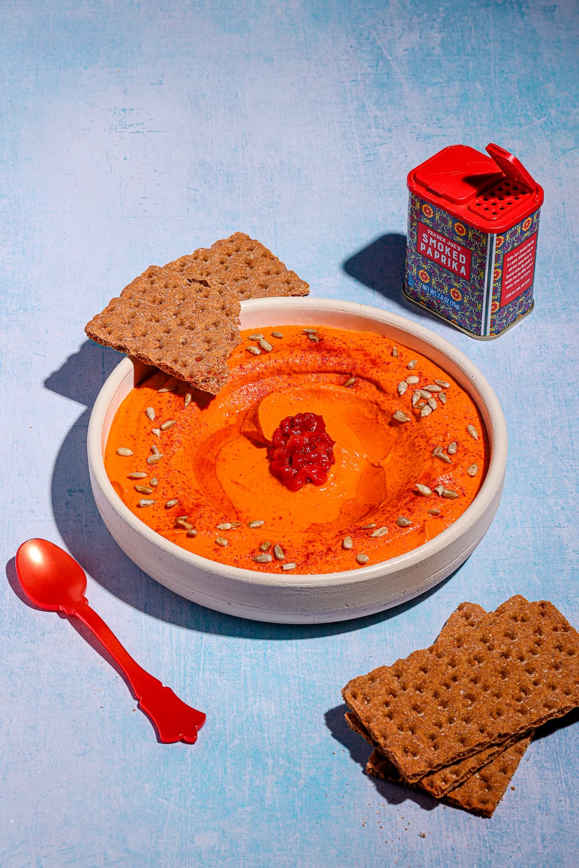 Houmous aux poivrons rôtis