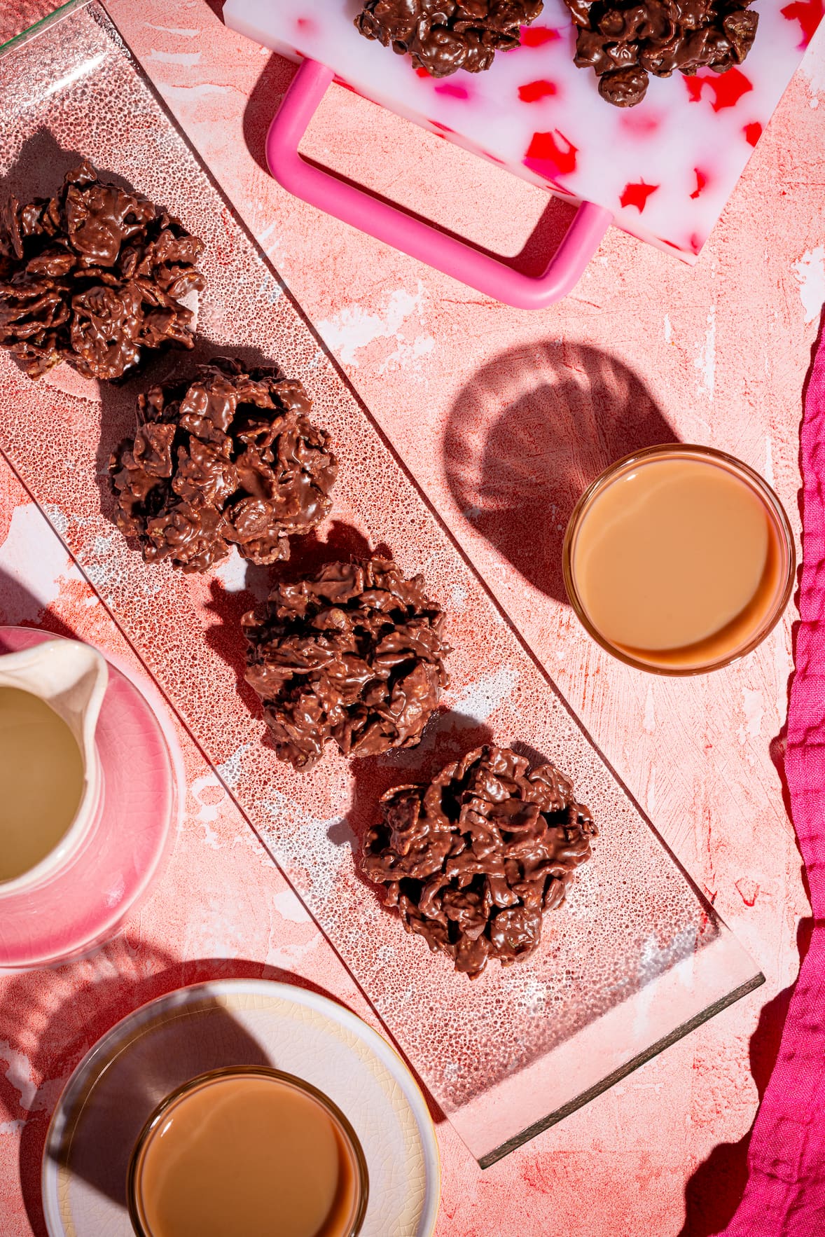 Bouchées de céréales chocolatées croustillantes aux Corn Flakes et beurre d’arachide