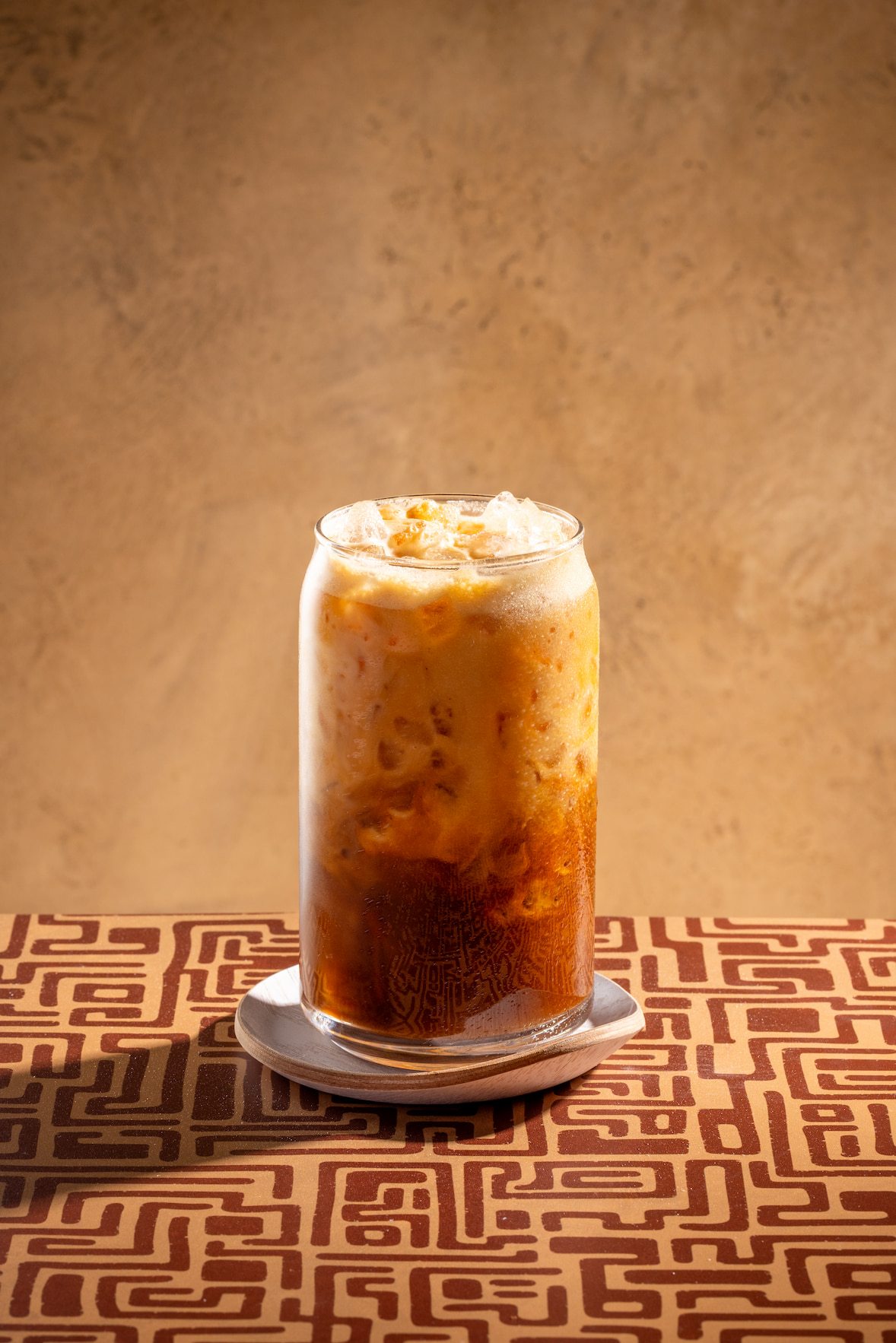 Espresso glacé secoué à la cassonade