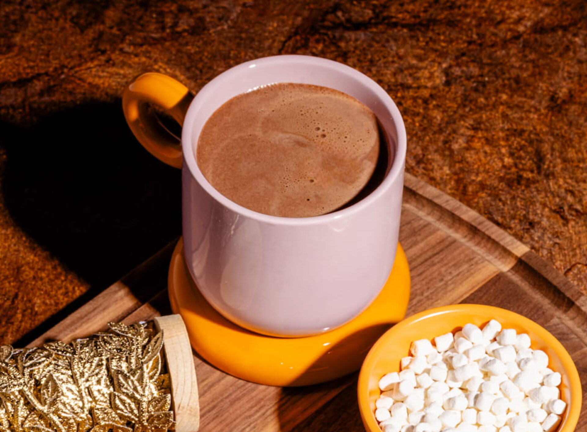 Chocolat chaud avec mni guimauves