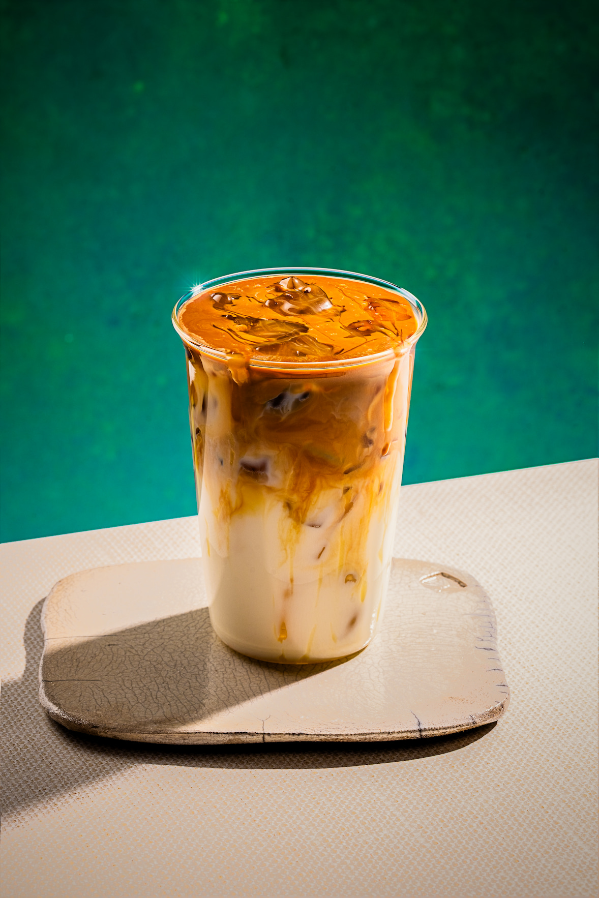 Macchiato au caramel glacé