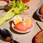 Oeufs marinés style Bloody Ceasar