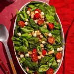 Salade méditerranéenne mozzarella et haricots blancs