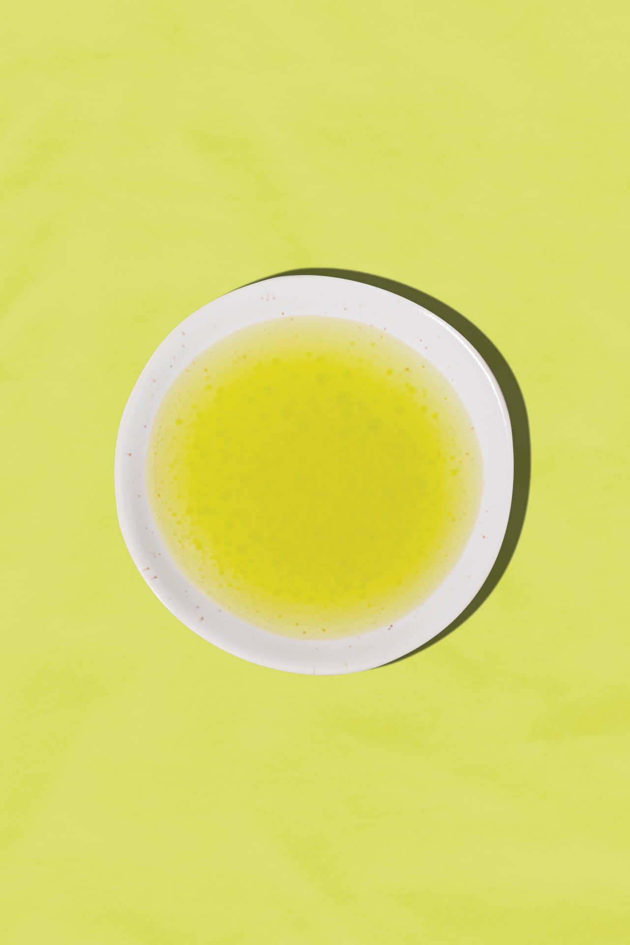 Huile aromatisée au poireau maison verte et parfumée