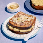 Sandwichs de pain doré à la crème d’amandes