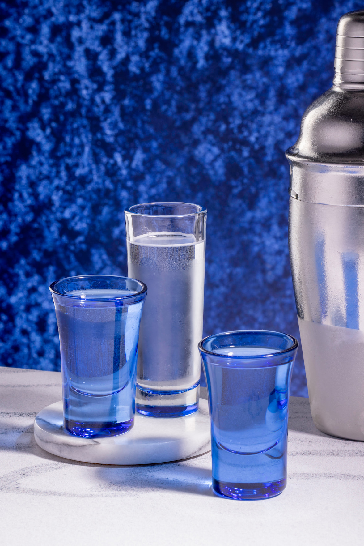 Shooter ours polaire mentholé et glacé avec crème de menthe blanche