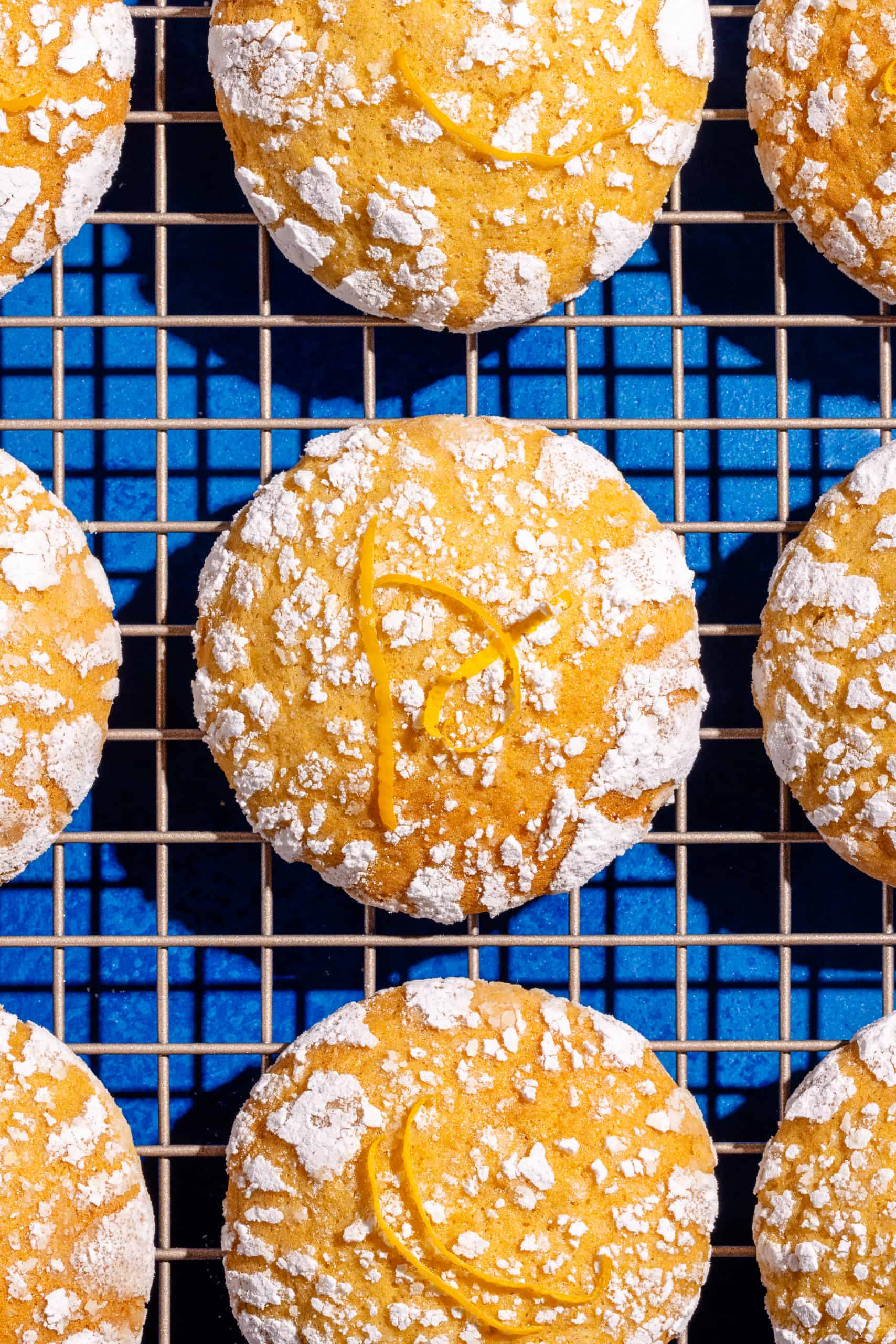 Recette de petits biscuits craquelés au citron