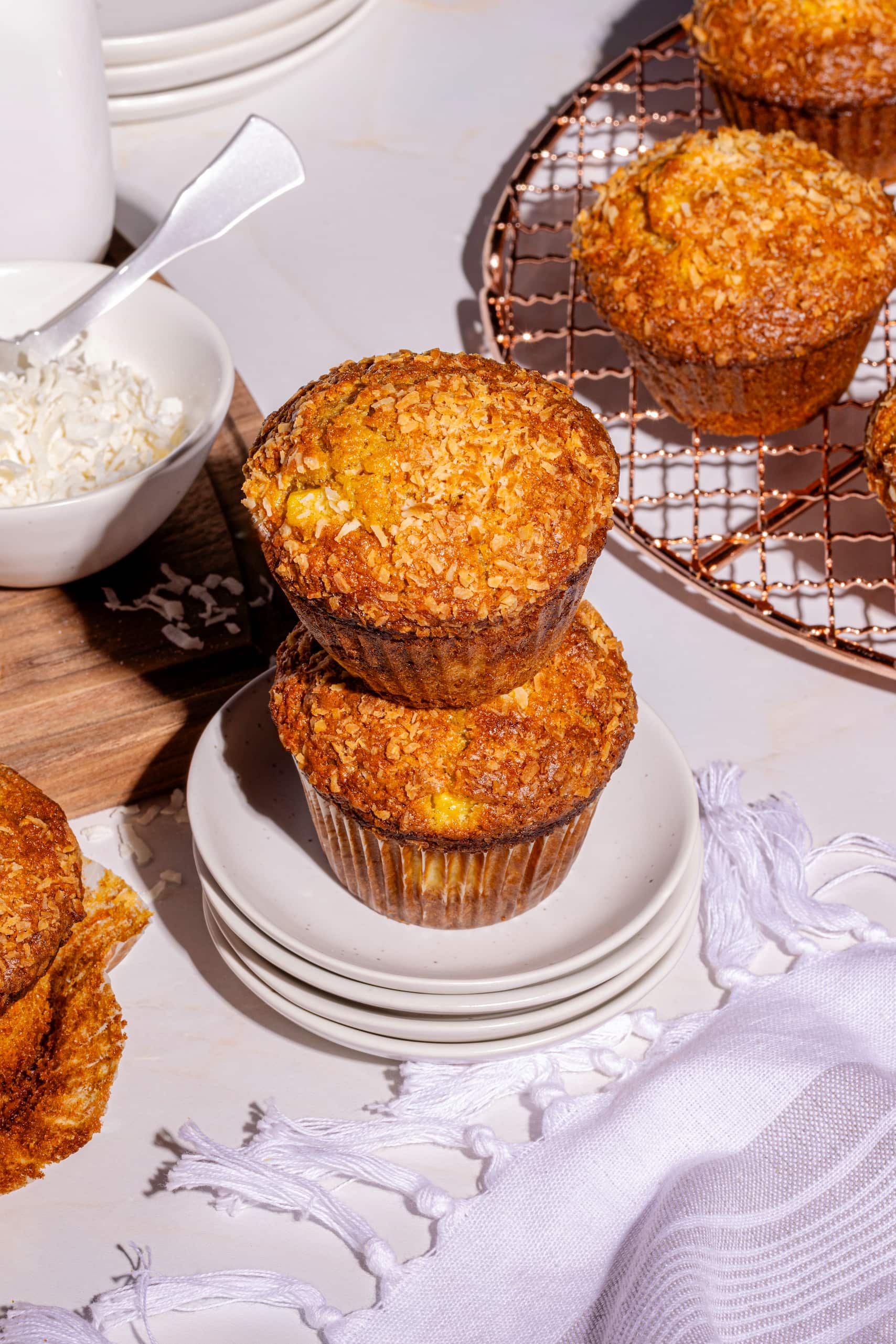 Muffins carottes ananas moelleux style pâtisserie parfaits pour déjeuner et collation