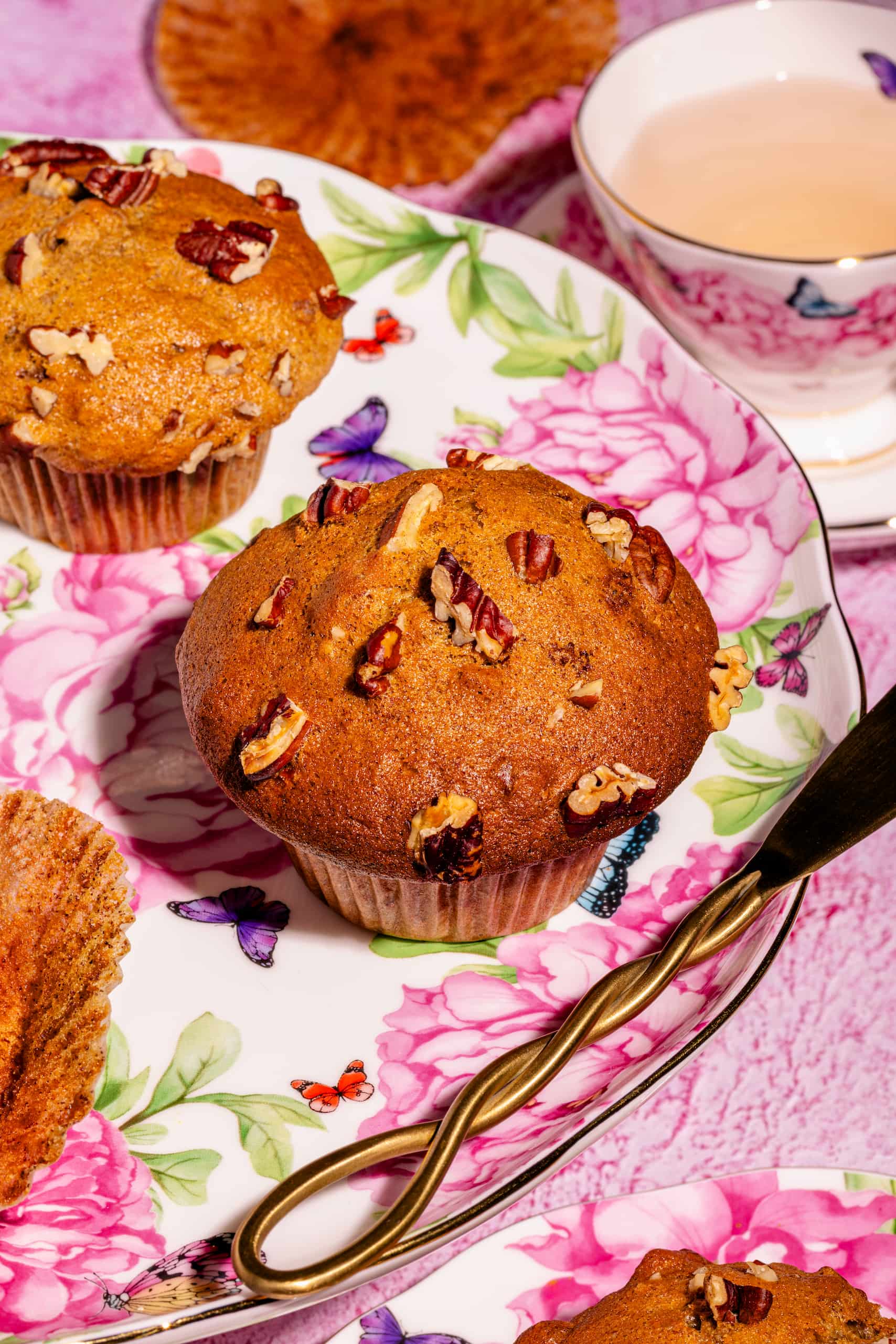 Muffins moelleux aux bananes et au pacanes