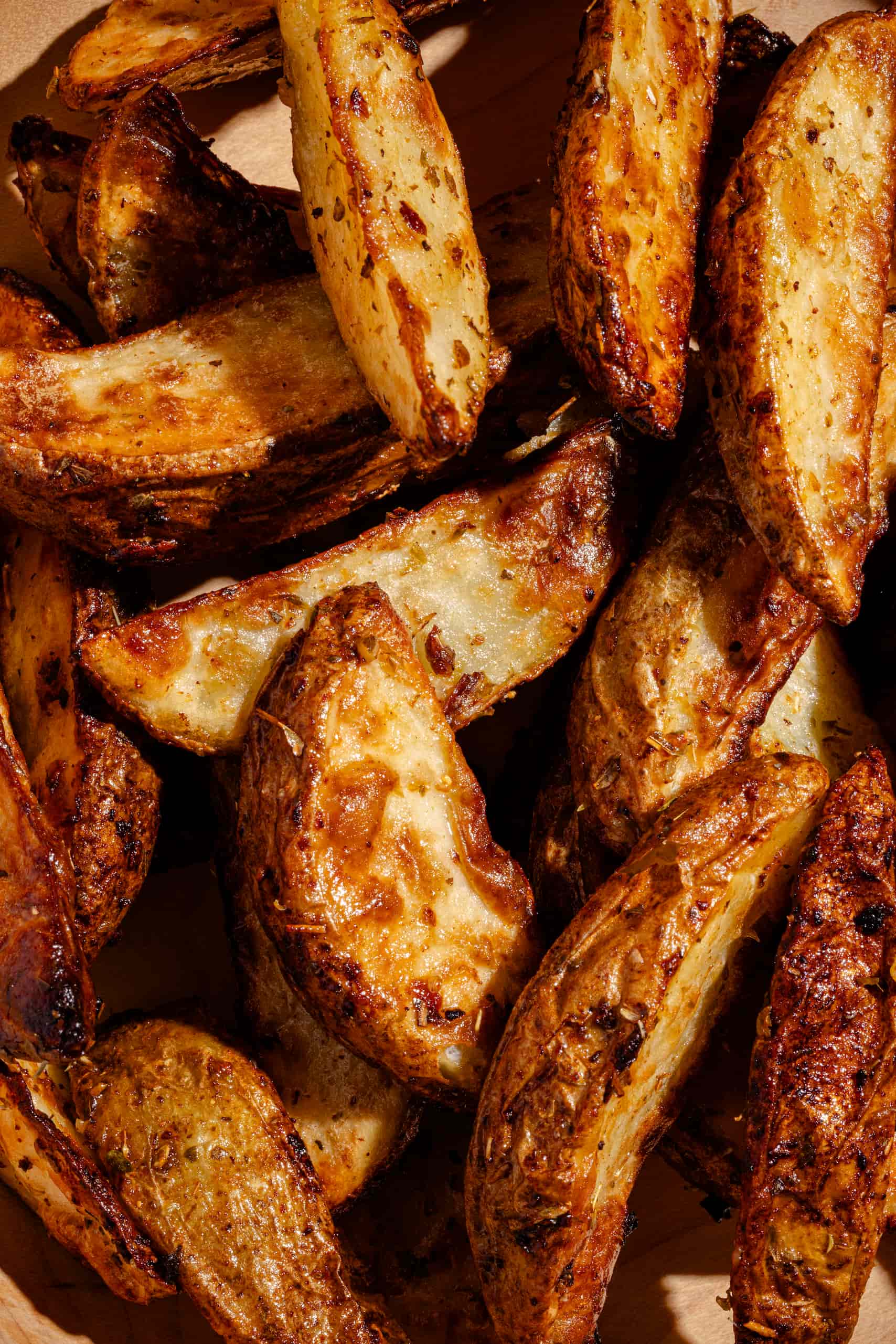 Patates grecques croustillantes au air fryer au citron et origan