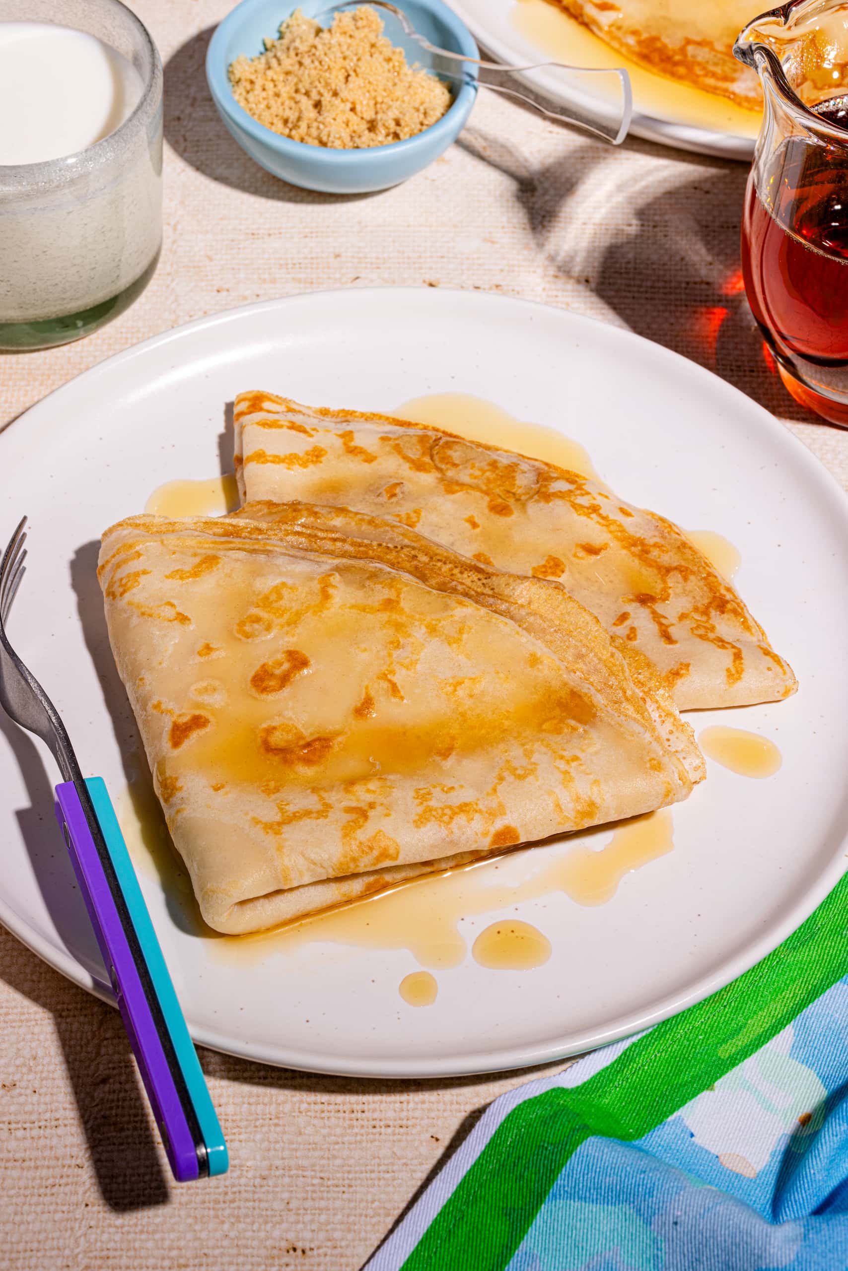 Pâte à crêpes sans oeufs facile (crêpes dorées sans oeufs rapides)