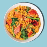 Bol de ramen saumon teriyaki