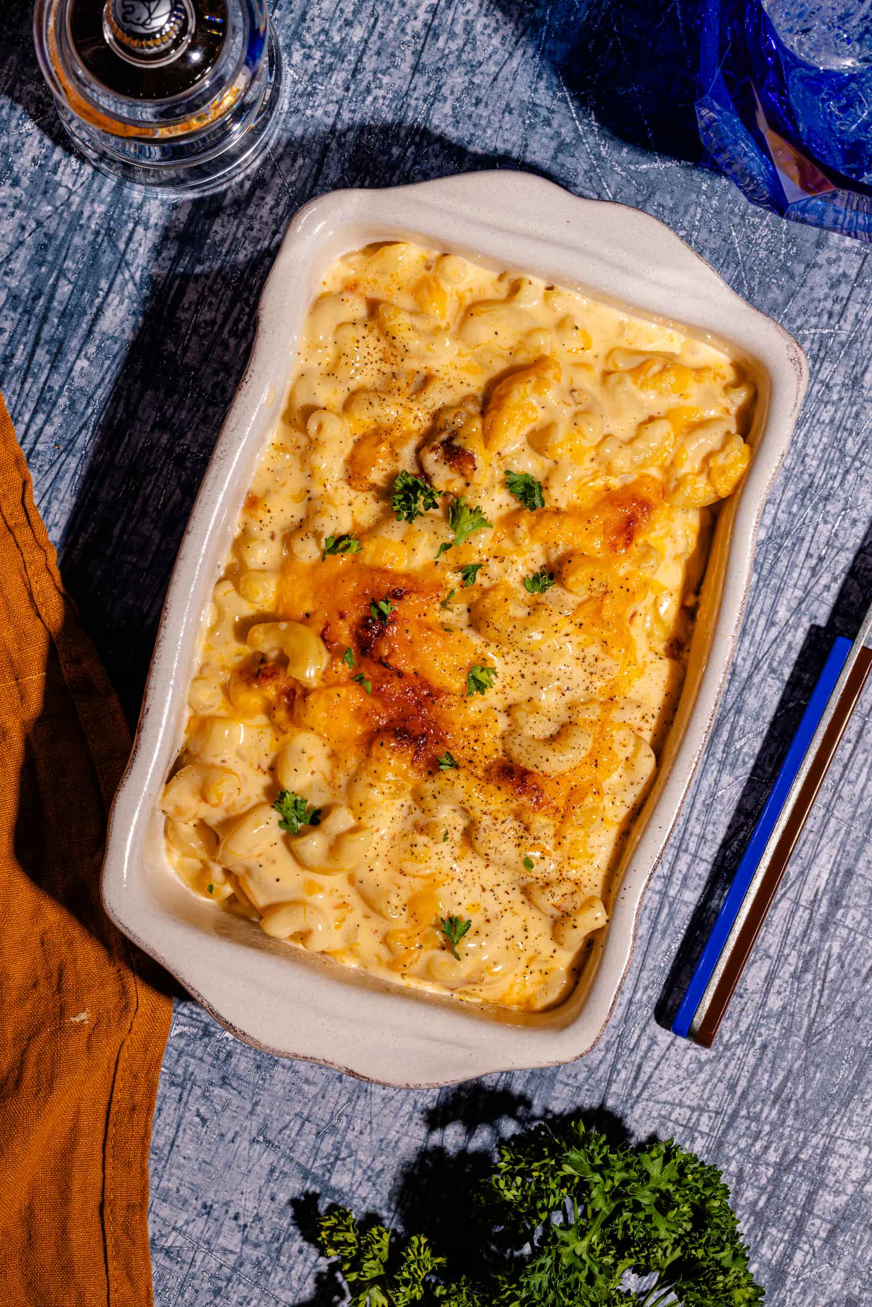 Macaroni au fromage simple au air fryer (crémeux et gratiné maison)
