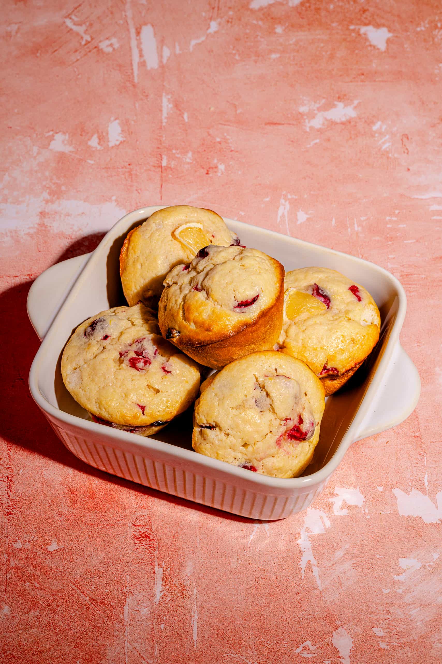 Muffins citron-canneberge moelleux maison (recette simple et facile)