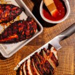 Poitrines de poulet sur BBQ
