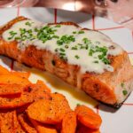 Saumon poêlé au beurre blanc citronné