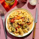 Tortellinis crémeux aux légumes du jardin