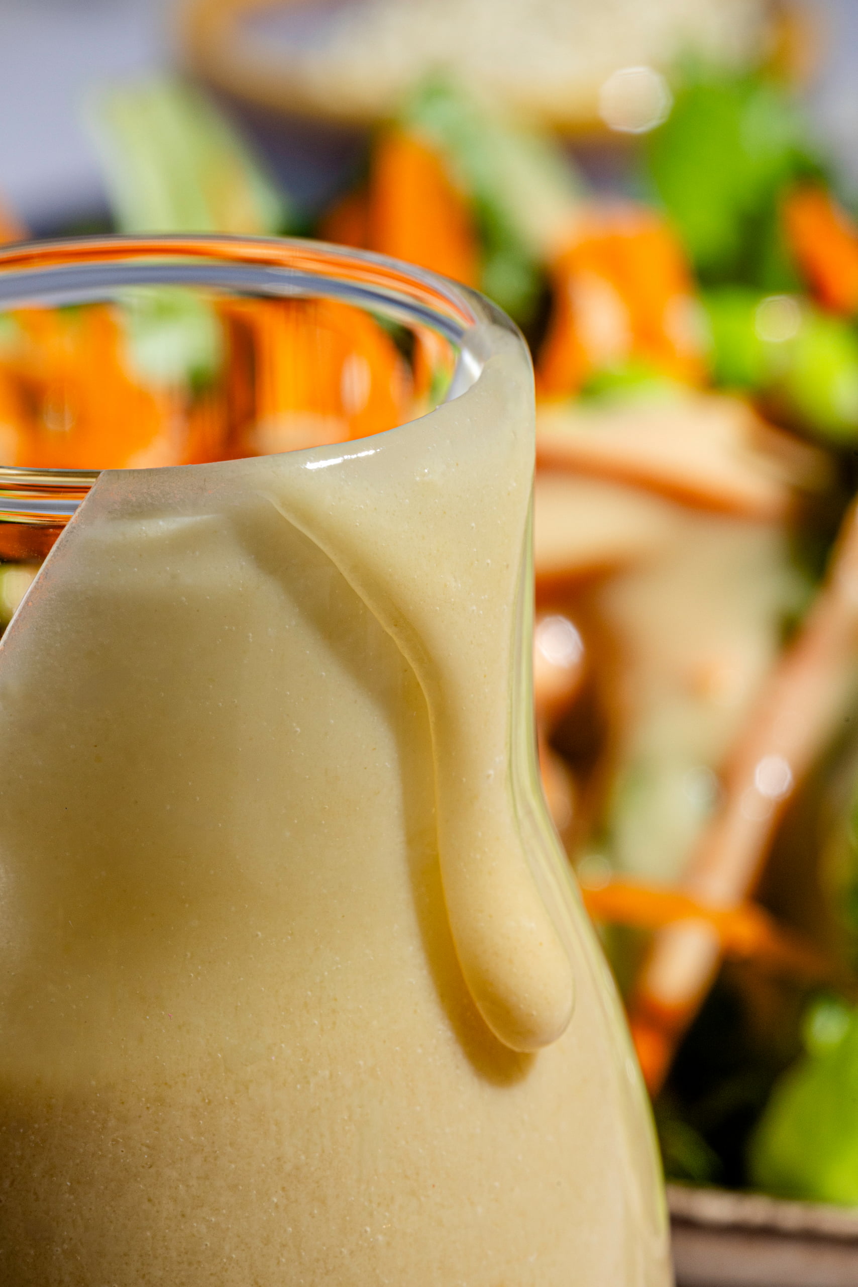 Vinaigrette wafu au sésame maison crémeuse pour salades et bols à la japonaise