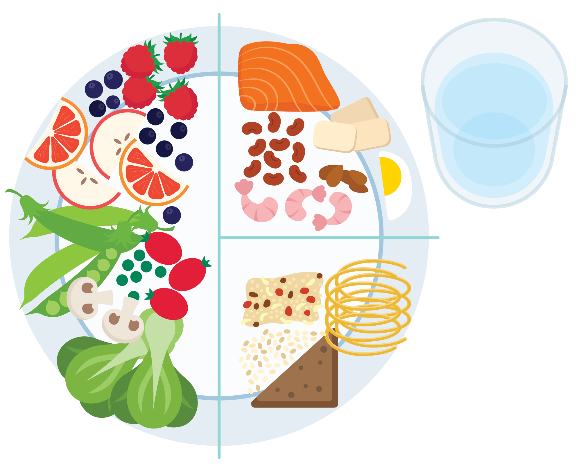 Assiette équilibrée