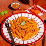 Pâtes à la tomate et à la vodka (penne alla vodka)
