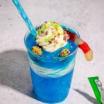 Potion magique (slush avec crème glacée et bonbons)