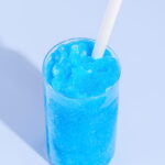 Slush à la framboise bleue